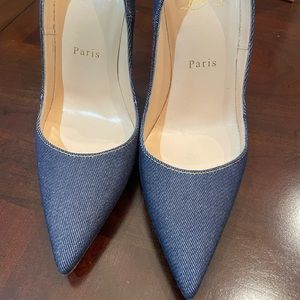 Authentic Christian Louboutin So Kate Denim Pump